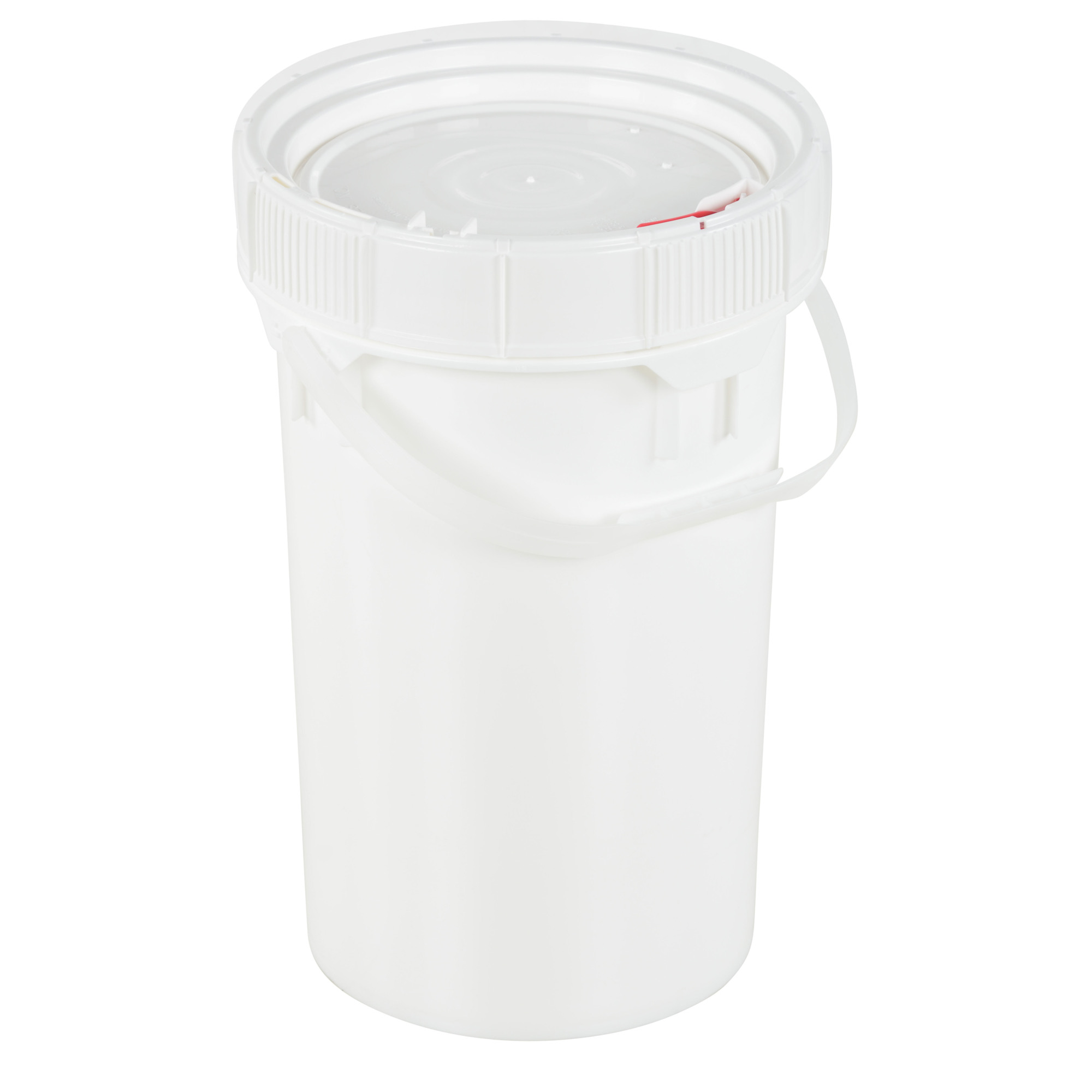 Vestil Polyethylene Screw Top Pail and Lid - FDA Compliant, 100% Virgin HDPE, Model# PAIL-SCR-65-W